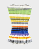 Vintage Y2k 00s Milam Stripe Plisse Top - S
