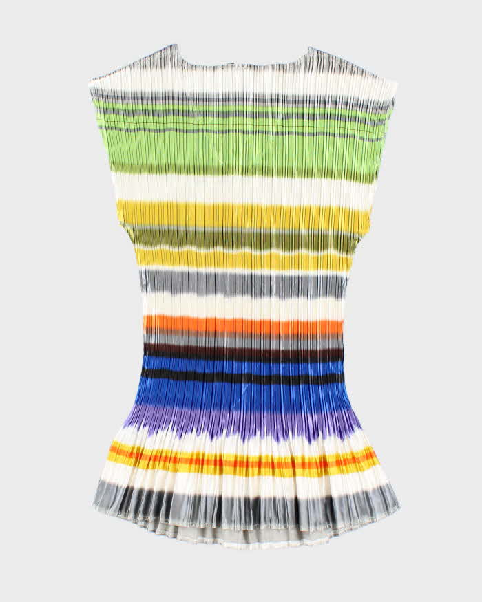 Vintage Y2k 00s Milam Stripe Plisse Top - S