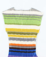 Vintage Y2k 00s Milam Stripe Plisse Top - S