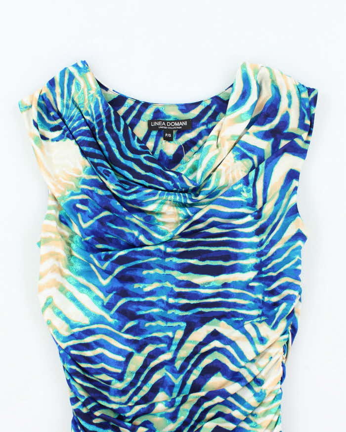 Vintage Y2k 00s Linea Domani Cowl Neck Top - S