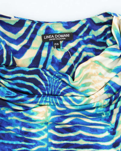 Vintage Y2k 00s Linea Domani Cowl Neck Top - S