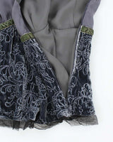 Vintage 00s Velvet &amp; Silk Cami - S