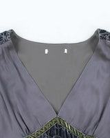 Vintage 00s Velvet &amp; Silk Cami - S