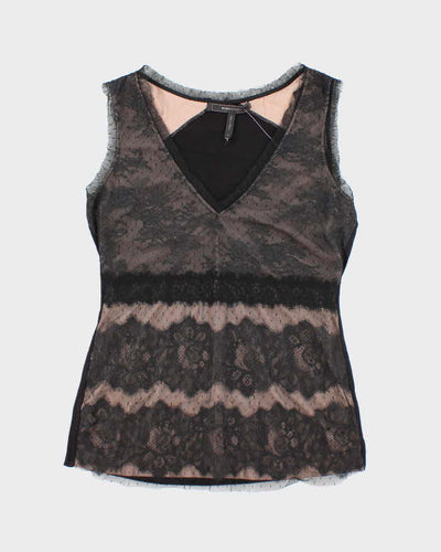 Vintage Y2k 00s BCBG Lace Cami - M