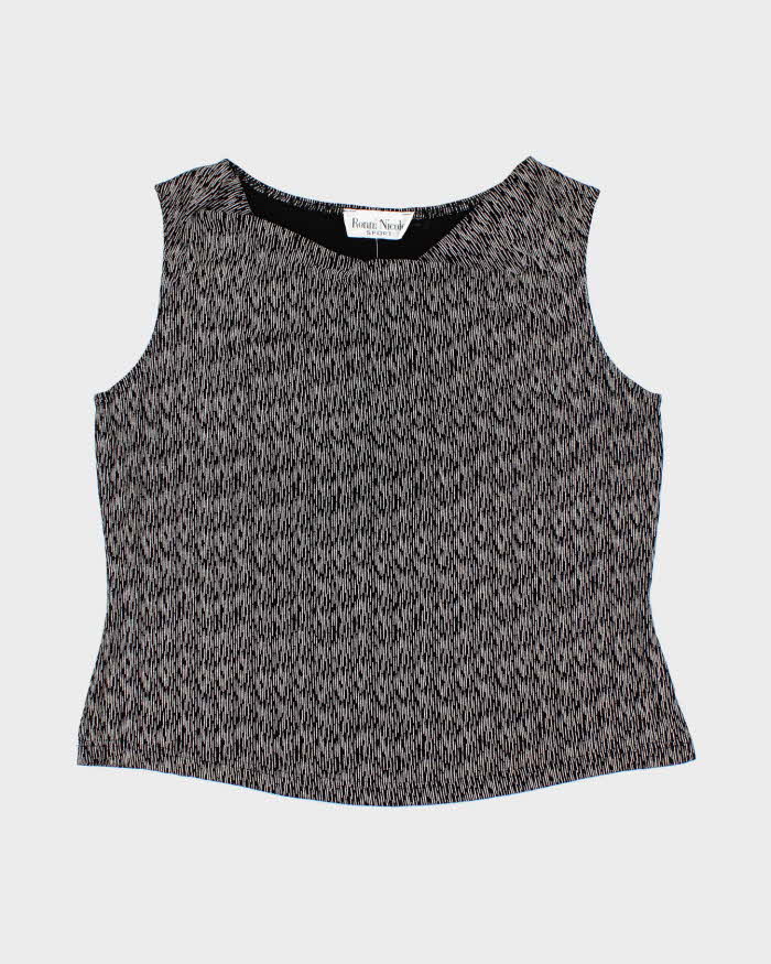 Vintage 90s Ronni Nicole Cowl Neck Top - L