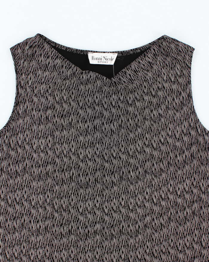 Vintage 90s Ronni Nicole Cowl Neck Top - L