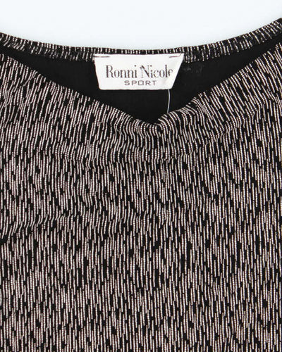 Vintage 90s Ronni Nicole Cowl Neck Top - L