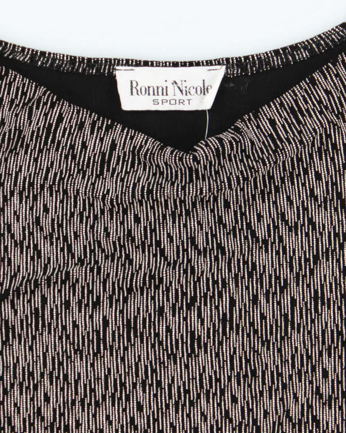 Vintage 90s Ronni Nicole Cowl Neck Top - L