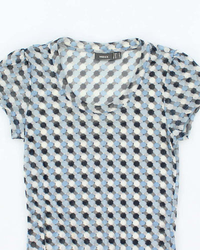 Vintage Y2k 00s Mexx Mesh Top - S