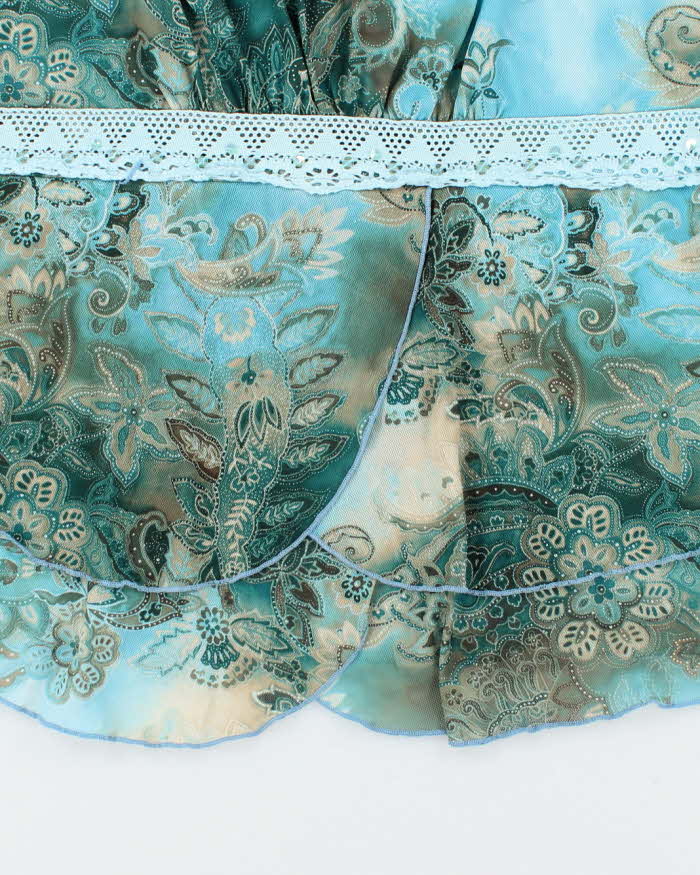 Vintage Y2k 00s TM Style Paisley Pattern Top - L