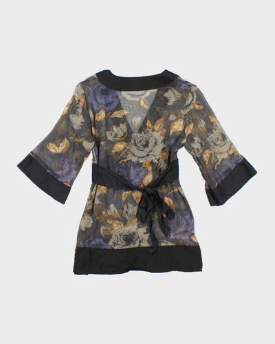 Vintage 00s Kensie Sheer Blouse - S