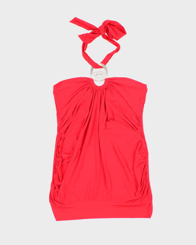 Vintage Y2k 00s Suzy Halter Neck Top - S