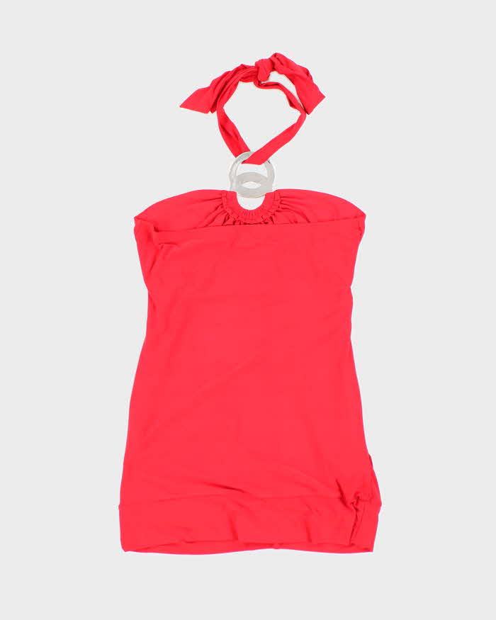 Vintage Y2k 00s Suzy Halter Neck Top - S