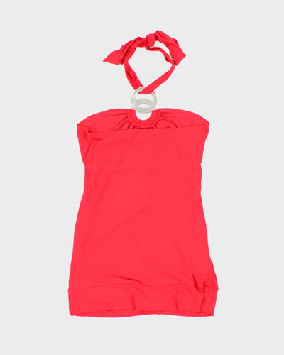 Vintage Y2k 00s Suzy Halter Neck Top - S