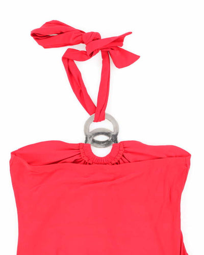 Vintage Y2k 00s Suzy Halter Neck Top - S