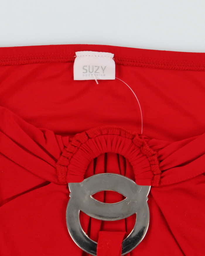 Vintage Y2k 00s Suzy Halter Neck Top - S