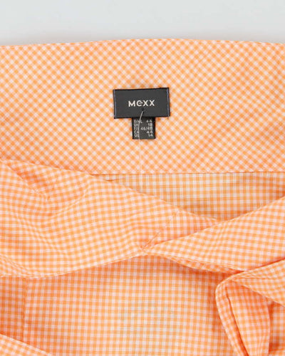 Vintage Y2k 00s Mexx Gingham Halter Neck Top - L