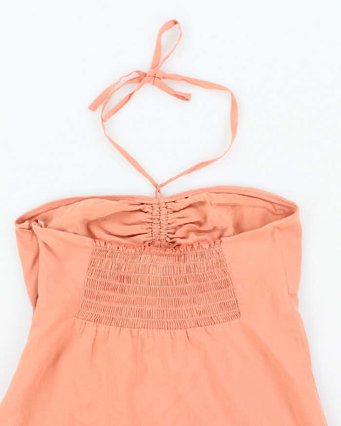 Vintage Y2k 00s DKNY Silk &amp; Cotton Top - S