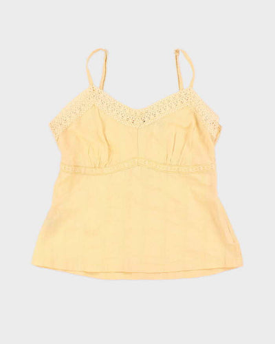 Vintage Y2k 00s Reitmans Yellow Cami - S