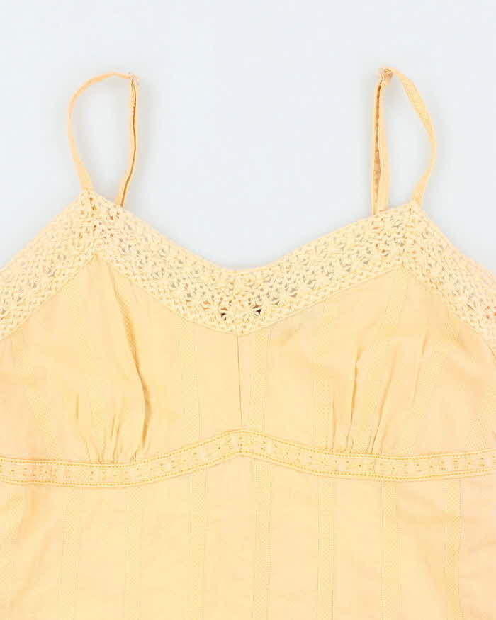 Vintage Y2k 00s Reitmans Yellow Cami - S