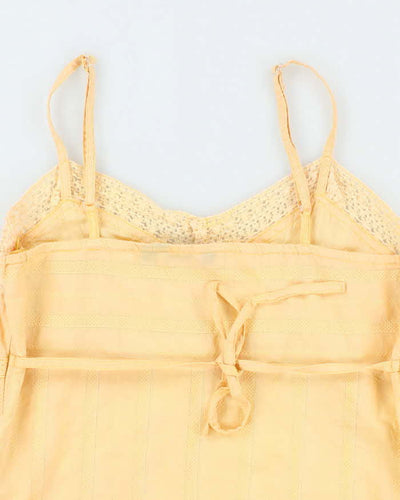 Vintage Y2k 00s Reitmans Yellow Cami - S