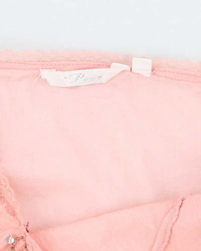 Vintage Y2k 00s Poet Beaded Cami - S