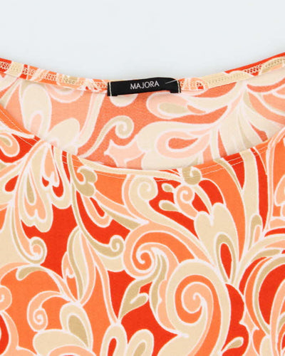 Vintage 90s Majora Pattern Top - S