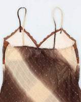 Vintage Y2k 00s Suzy Sequin Sheer Cami - M