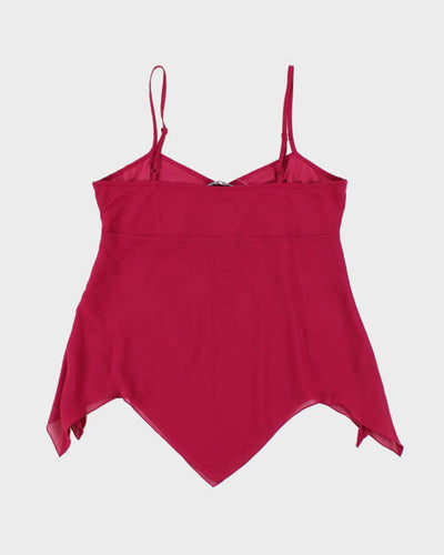Vintage Y2k 00s Mariposa Handkerchief Hem Cami - M