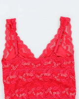Vintage Y2k 00s Le Chateau  Lace Beaded Cami - S