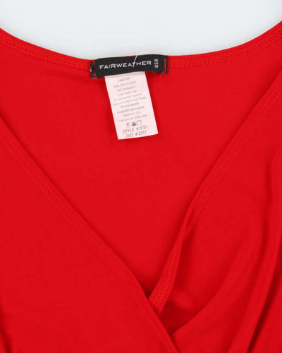 Vintage Y2k 00s Fairweather Buckle Detail Top - S