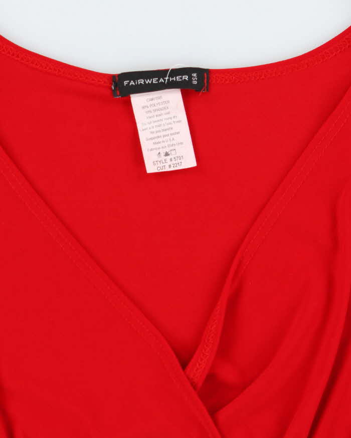 Vintage Y2k 00s Fairweather Buckle Detail Top - S