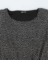Vintage Y2k 00s Frankie &amp; Missy Polka Dot Batwing Top - L