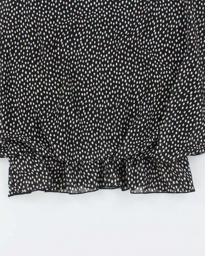 Vintage Y2k 00s Frankie & Missy Polka Dot Batwing Top - L