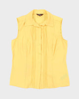 Vintage 00s Jessica Yellow Blouse - M