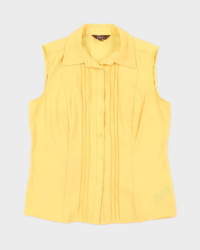Vintage 00s Jessica Yellow Blouse - M