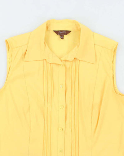Vintage 00s Jessica Yellow Blouse - M