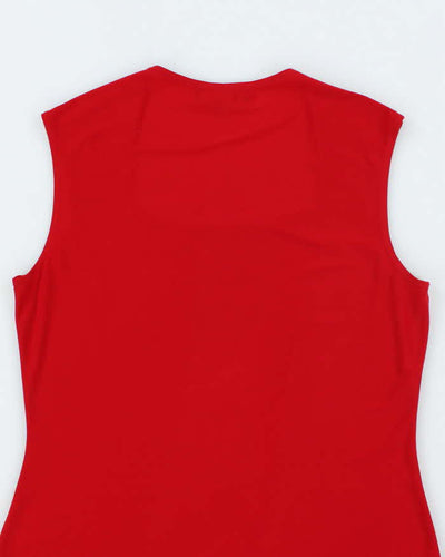 Vintage Y2k 00s Laura Square Neck Top - M