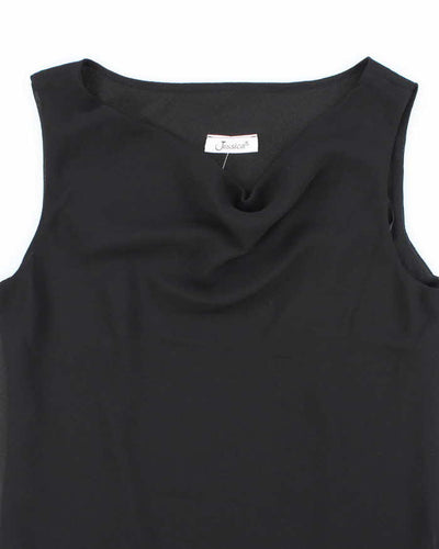 Vintage 90s Jessica Cowl Neck Top - L