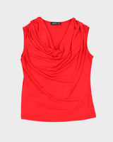 Vintage Y2k 00s Jones New York Cowl Neck Top - L