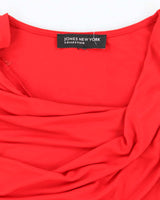 Vintage Y2k 00s Jones New York Cowl Neck Top - L