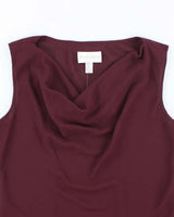 Vintage 90s Vanessa Stevens Cowl Neck Top - L