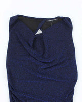 Vintage Y2k 00s Black Collection Cowl Neck Top - S