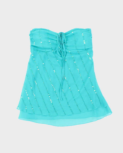 Vintage Y2k 00s Dynamite Sequin Flowy Top - M