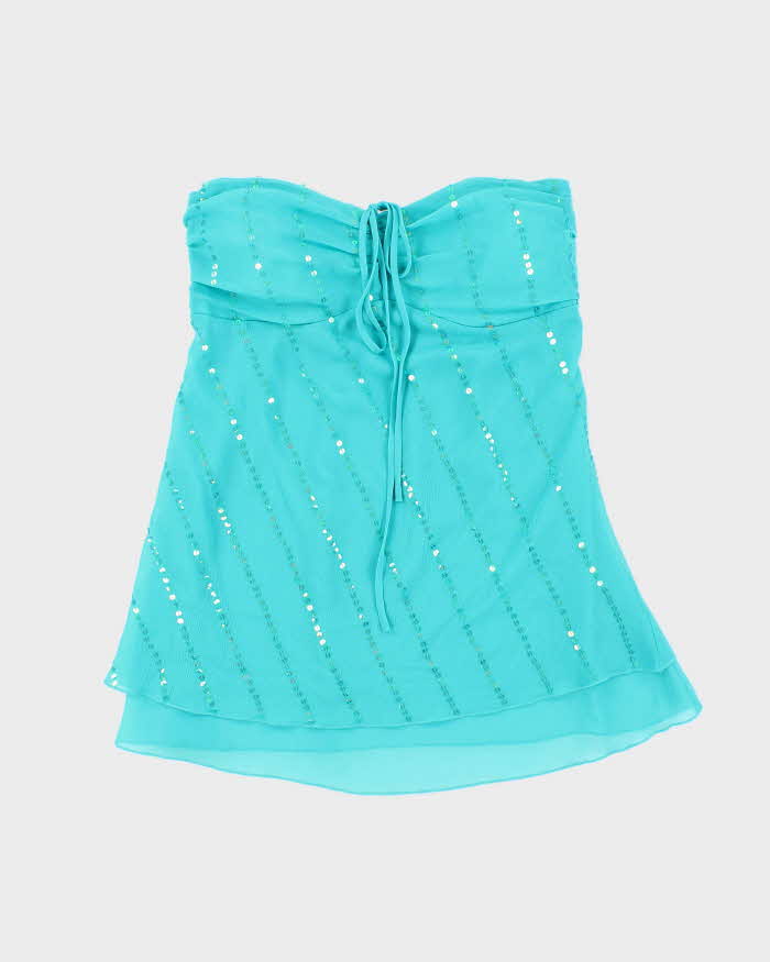 Vintage Y2k 00s Dynamite Sequin Flowy Top - M