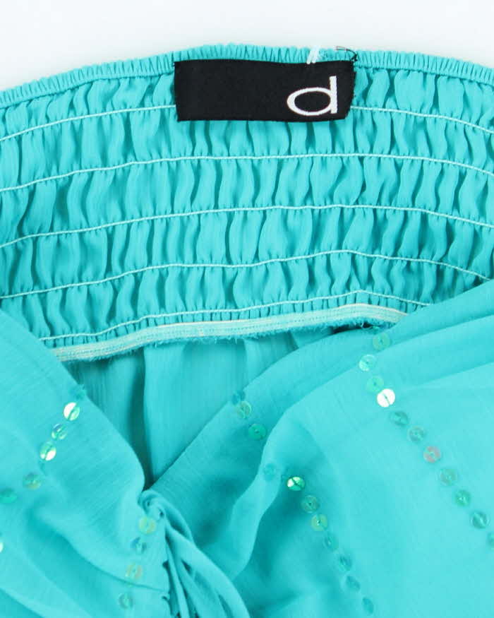 Vintage Y2k 00s Dynamite Sequin Flowy Top - M