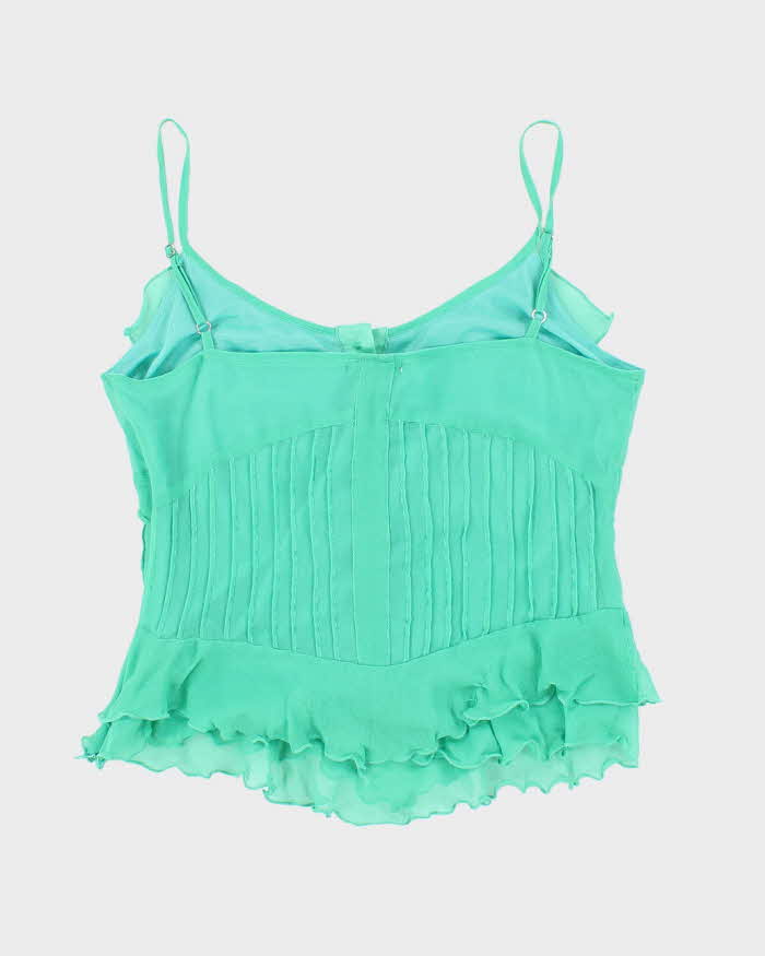 Vintage Y2k 00s Gather Ruffle Cami - S
