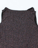 Vintage 90s Ronni Nicole Sparkly Cowl Neck Top - L