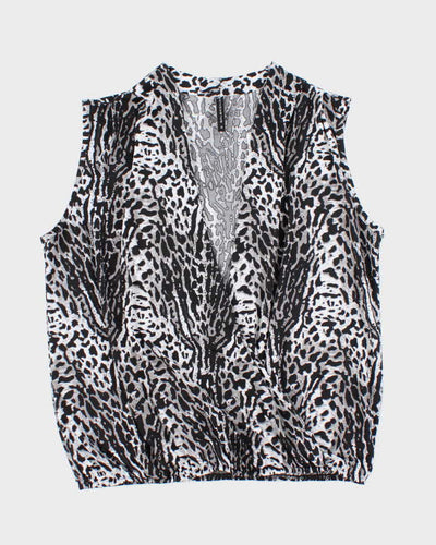 Vintage Y2k 00s SalsaSalsa Leopard Print Top - M