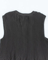 Vintage 00s Adrianna Papell Polka Dot Blouse - M